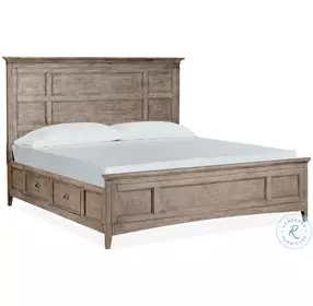 Ashton Grove Dovetail Grey Panel Storage Bedroom Set