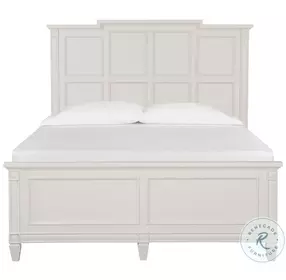 Willowbrook Egg Shell White Queen Panel Bed