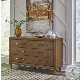 Lyncott Medium Brown Dresser