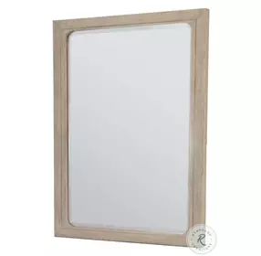 Harborview Glazed Driftwood Rectangular Dresser Mirror