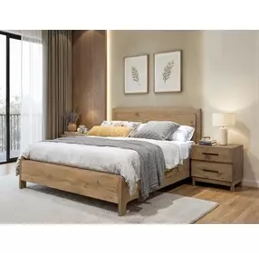 Brookstone Rustic Caramel Queen Panel Bed