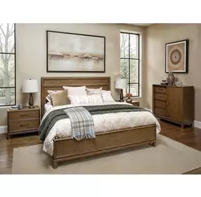 Ridgefield Russet Queen Panel Bed