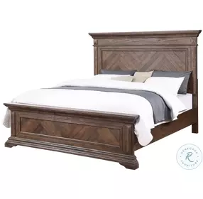 Mar Vista Brushed Walnut Panel Bedroom Set