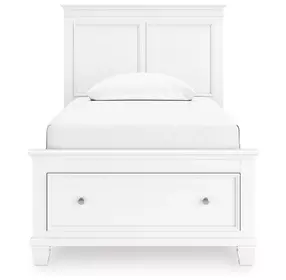 Fortman White Youth Storage Panel Bedroom Set