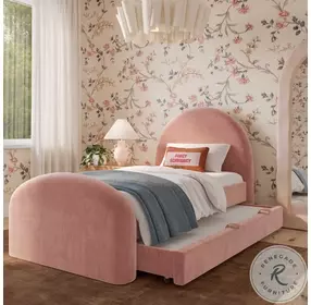 Moon Rose Upcycled Chenille Twin Bed