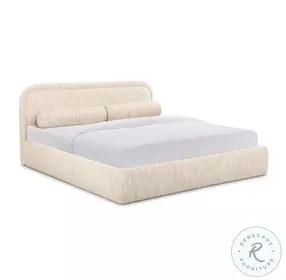 Murielle Cream Heavy Knubby Boucle Bedrooom Set