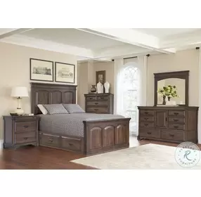 Aspen Village Lightly Distressed Toasted Mahogany Chest