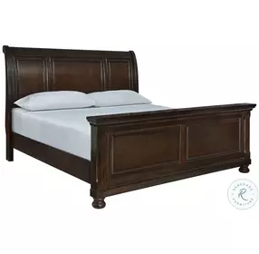 Porter Rustic Brown California King Sleigh Bed