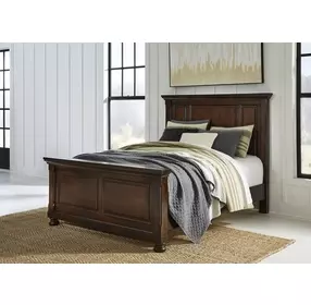 Porter Rustic Brown Queen Panel Headboard