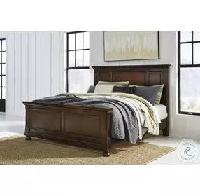 Porter Rustic Brown California King Panel Bed