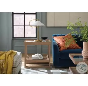 Ode Light Earth Tone Rectangle End Table