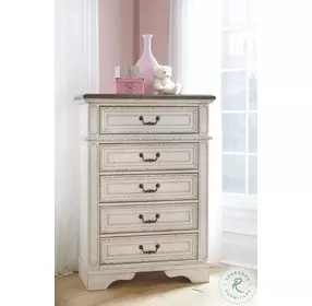 Realyn Chipped White Chest