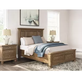 Vandenmore Medium Brown Queen Storage Panel Bed