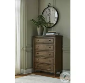 Sturlayne Brown 5 Drawer Chest