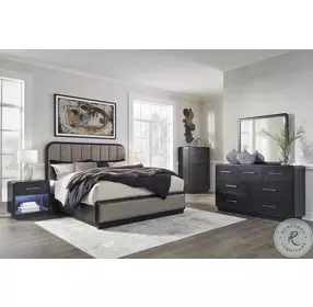 Rowanbeck Black Bedroom Mirror