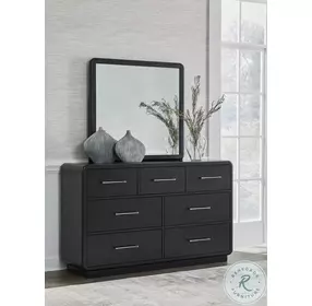 Rowanbeck Black Dresser and Mirror