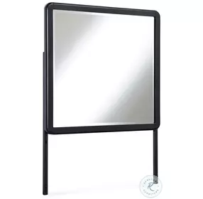 Rowanbeck Black Bedroom Mirror