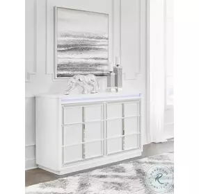 Chalanna White Lacquer Dresser
