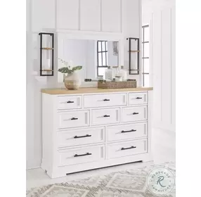 Ashbryn White And Natural Mirror