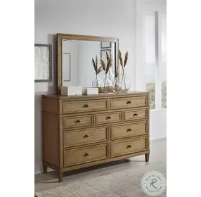 Sharlance Brown Dresser with Mirror