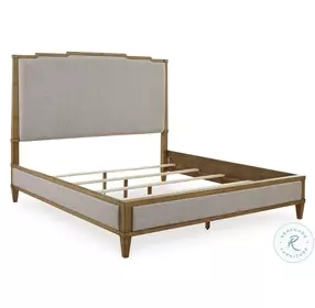 Sharlance Light Brown Upholstered Panel Bedroom Set