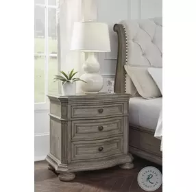 Ardenfield Light Brown 3 Drawer Nightstand
