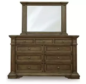Channley Brown Dresser and Mirror