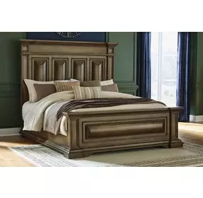 Channley Brown California King Panel Bed