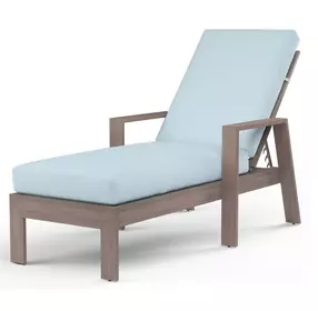 Laguna Canvas Skyline 77" Outdoor Chaise Lounge