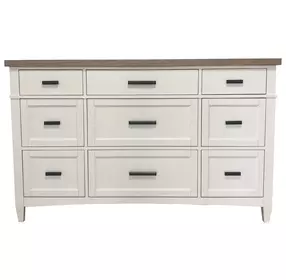 Americana Modern Cotton 9 Drawer Dresser