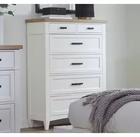Americana Modern Cotton 6 Drawer Chest