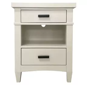Americana Modern Cotton 2 Drawer Nightstand