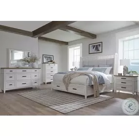 Nantucket Cotton 3 Drawer Nightstand