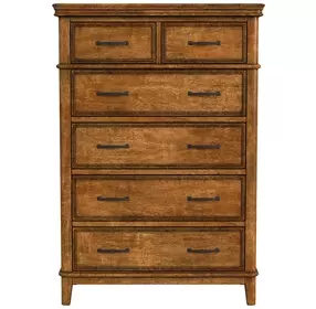 Bandalier Russet 6 Drawer Chest