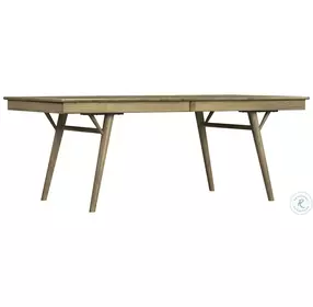 Barbosa Dark Caramel Leg Extendable Dining Room Set