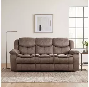 Bastrop Brown 88" Double Reclining Sofa