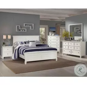 Tamarack White Twin Panel Bed