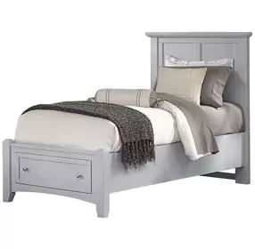 Bonanza Gray Kids Mansion Storage Panel Bedroom Set