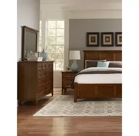 Bonanza Cherry Mansion Panel Bedroom Set
