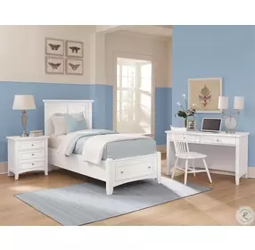 Bonanza White Double 6 Drawer Dresser