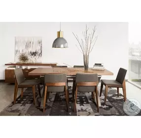 Deco Gray Dining Chair Set Of 2