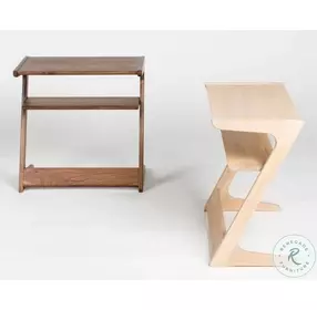 Sakai Natural Walnut Accent Table