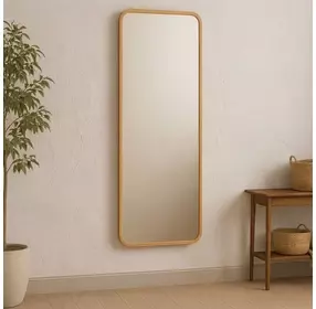 Kai Oak Rectangular Floor Mirror