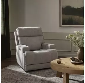 Ashbee Arula Dove Zero Gravity Power Recliner with Power Headrest and USB Charging