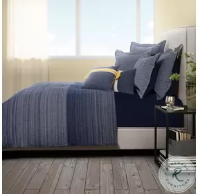 Crestwood Denim 8 Piece King Duvet Set