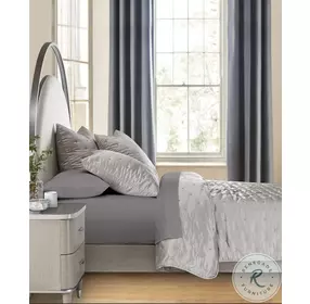 Messina Platinum 3 Piece Queen Quilt Set