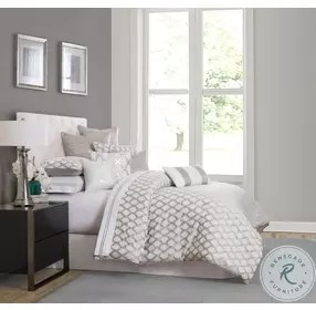 Newport Platinum 10 Piece King Comforter Set