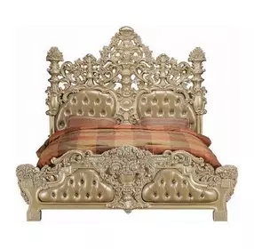 Seville Gold Upholstered Panel Bedroom Set
