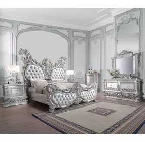 Valkyrie Antique Platinum Rectangular Dresser Mirror