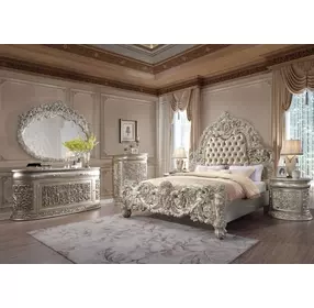 Sorina Antique Gold 5 Drawer Dresser